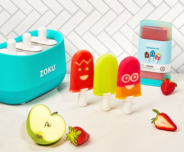 Zoku Quick Triple Popsicle Maker - Assorted Colors Available