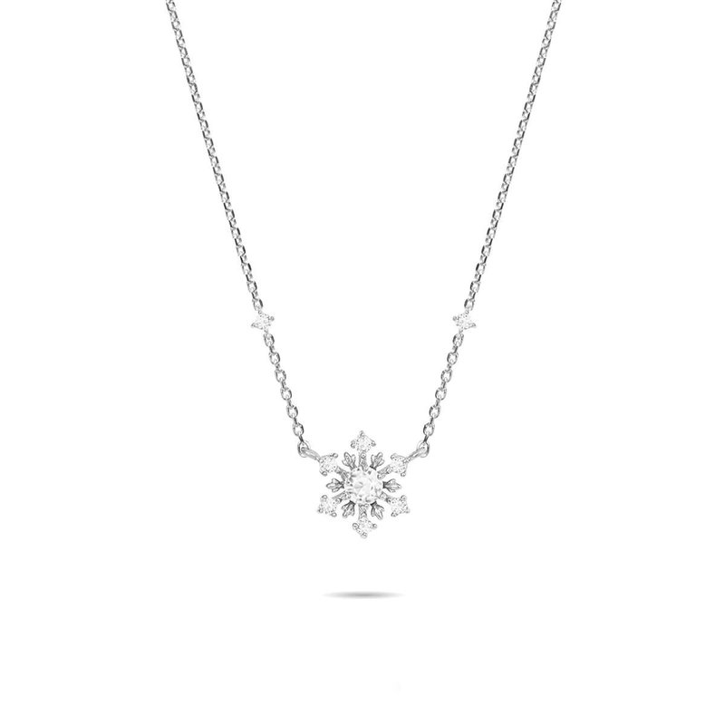 L'amour Snow Necklace (Silver) - สร้อยคอ - เงินแท้ 