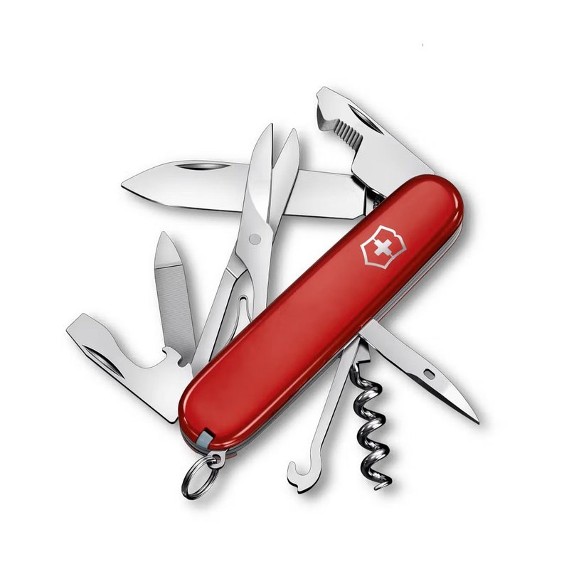 VICTORINOX 瑞士維氏 瑞士刀 Companion系列含開箱器 16用 1.3909 - 露營用品 - 不鏽鋼 紅色