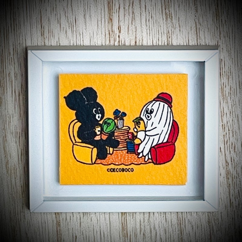 ミニ額マグネット　おしゃべり - 磁鐵 - 塑膠 