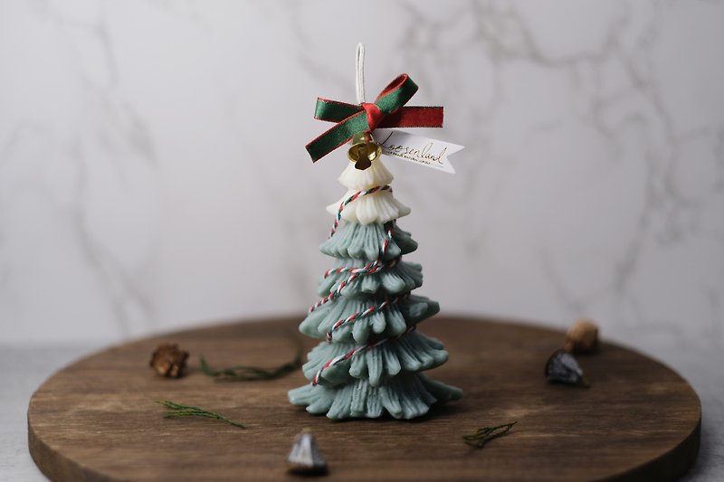 Christmas Series - Scented Soy Wax Christmas Tree Candle | Xmas Gift - Candles & Candle Holders - Wax 