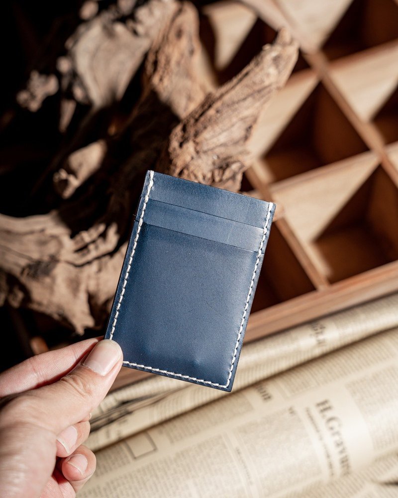 直身四卡卡片套 | 手縫皮革完成品 | BSP186 - 皮件/皮革 - 真皮 多色