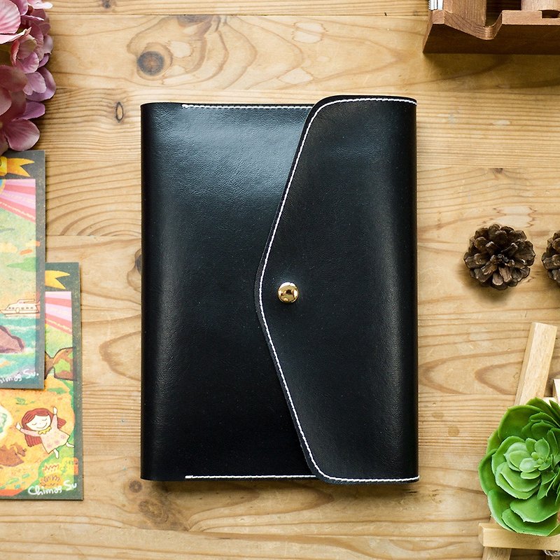 Artificial Leather Book Cover – Black - Notebooks & Journals - Paper Black