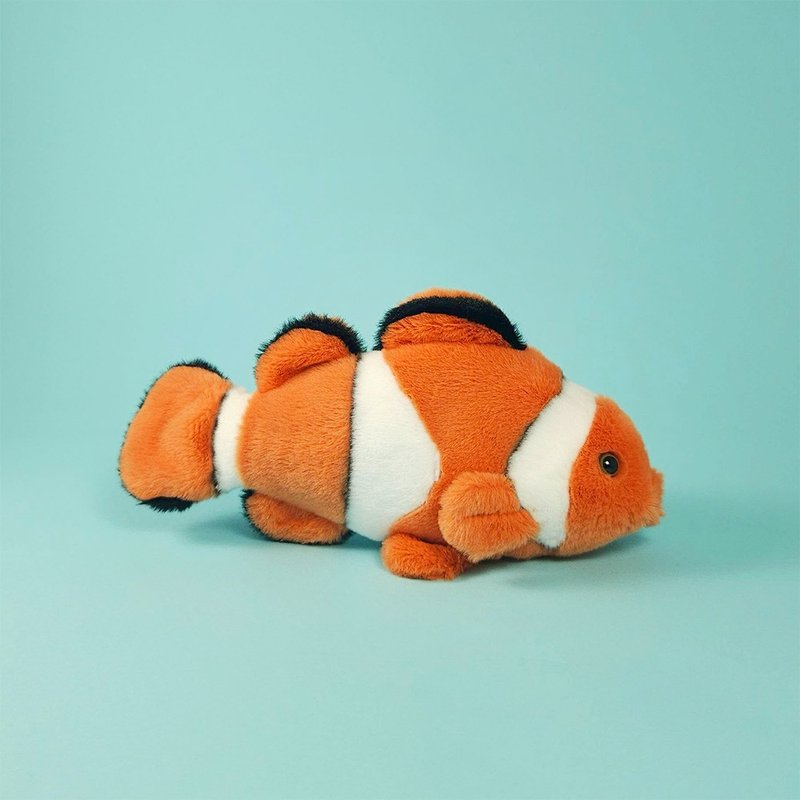 BON TON TOYS x WWF Clownfish Plush Toy - 18cm - ตุ๊กตา - วัสดุอีโค สีส้ม