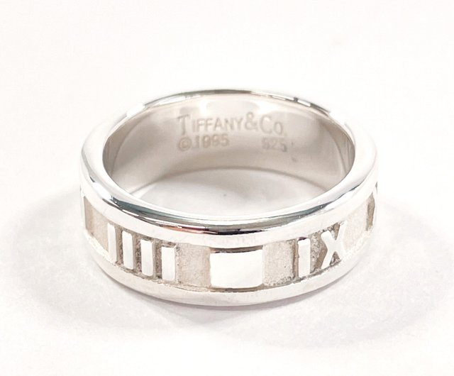 Tiffany ティファニー アトラス シルバー925リング10号 美品 正規品 極美品 希少 TIFFANY&CO ティファニー アトラス リング 10号