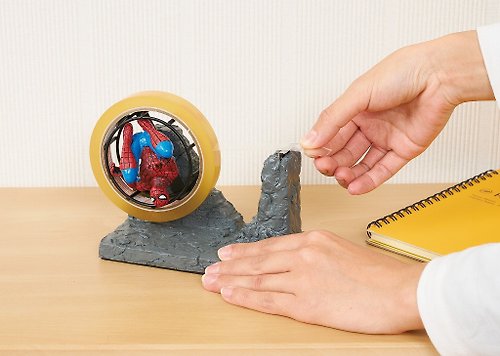 SÜSS Living生活良品 日本Magnets漫威Marvel系列紅色蜘蛛人造型文具大膠帶台/膠台