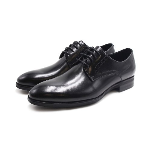 米蘭皮鞋Milano W&M(男)經典壓線商務正裝鞋 男鞋 -黑色(另有淺棕色)