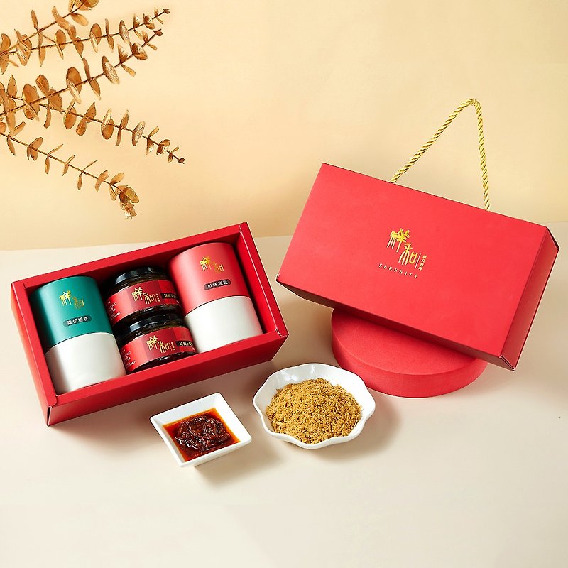 [Xianghe Vegetarian Food] Xianghe Comprehensive Flavor Hardcover Gift Box (120g) Vegan - เนื้อและหมูหยอง - วัสดุอื่นๆ 