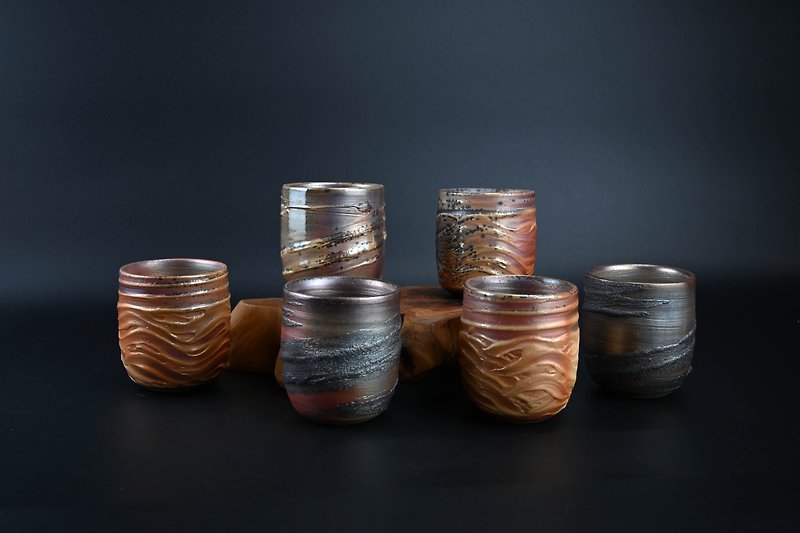 Firewood cup, firewood cup [Zhenlin Ceramics] - ถ้วย - ดินเผา 