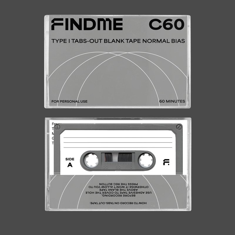 C60 TYPE I BLANK TAPE 60MINS IN TOTAL 30MINS PER SIDE GREY - อื่นๆ - พลาสติก สีเทา