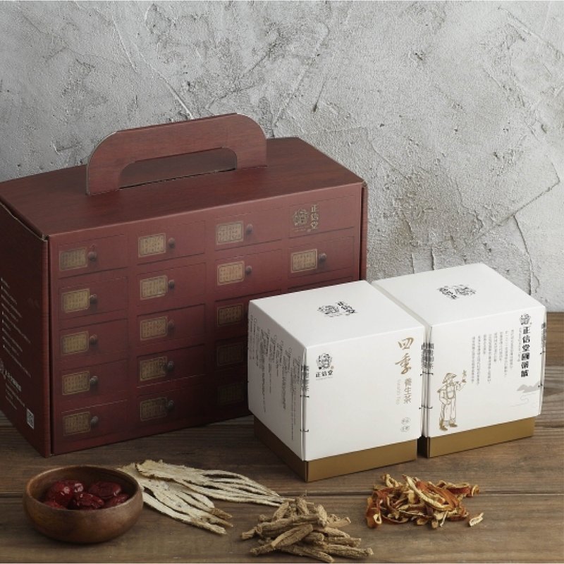 [Baicao Cabinet Gift Box] Double Tea Party - Royal Tea 2 boxes - ชา - พืช/ดอกไม้ สีนำ้ตาล