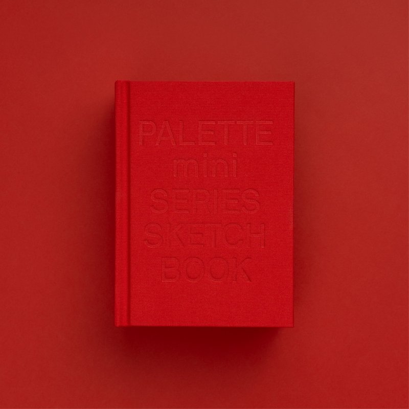 viction:ary PALETTE mini Series Sketchbook - 紅色 - 筆記本/手帳 - 紙 紅色