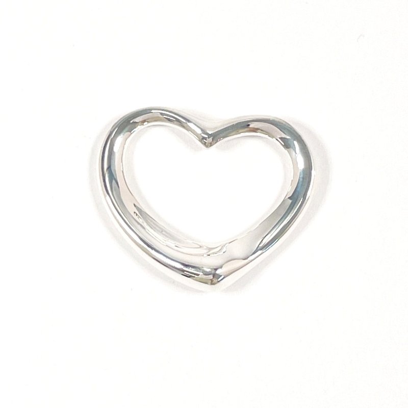 【日本直送 中古美品】ティファニー TIFFANY&Co. ペンダントトップ オープンハート エルサペレッティ - 項鍊 - 純銀 銀色