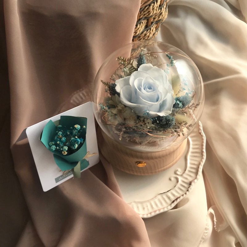 【88 Blessing Bags】 Preserved Flower Bluetooth Speaker x Dried Flower Card x Charm - Dried Flowers & Bouquets - Plants & Flowers Multicolor