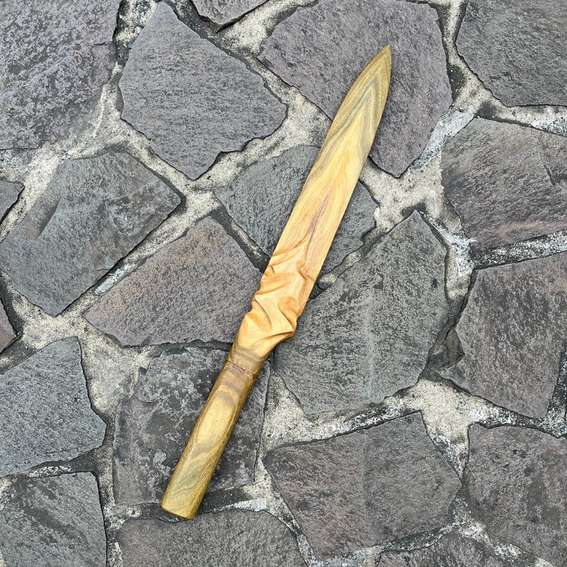 我販劍　魔劍　迴道謂來　綠檀 藝術木刀　手工木劍　妖刀 - 擺飾/家飾品 - 木頭 綠色