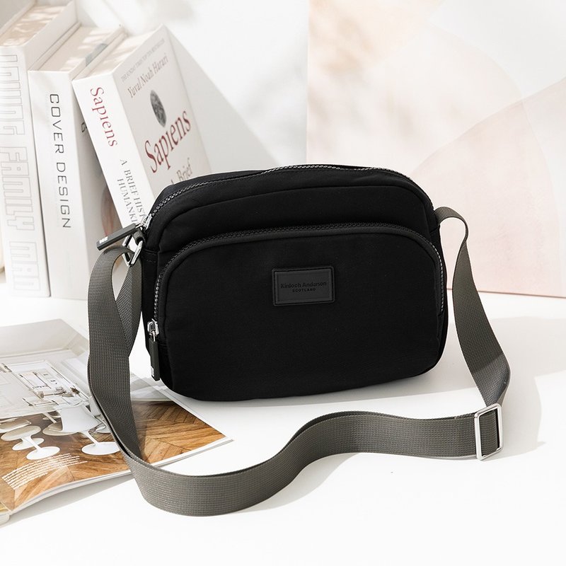 【金安德森】軽やかスイートジャーニー 機能的ミニショルダーバッグ - ブラック - ショルダーバッグ - ナイロン ブラック