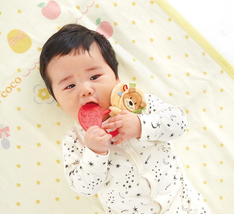 Ewha Bear Cloth Toy Series-Tooth Fixer/Baby Toys/Baby Toys-Quick Shipment - ของเล่นเด็ก - วัสดุอื่นๆ สีส้ม