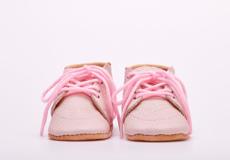 made in Japan Personalized baby shoes  First shoes  11cm 12.5cm 13.5cm - Baby Shoes - Genuine Leather Pink