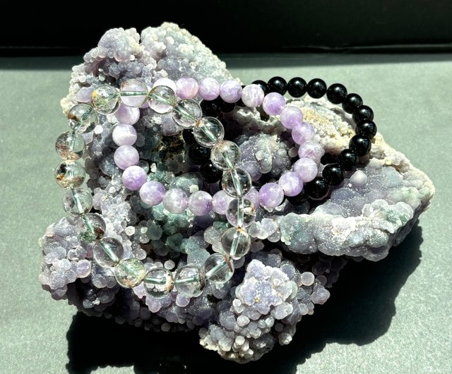 奇石シリーズ* 天然 グレープアゲート 原石 Natural crystal