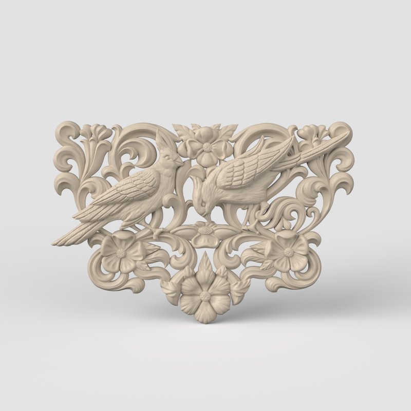 三維模型STL CNC路由器文件3dprintable鳥類面板 - 其他數位設計 - 其他材質 