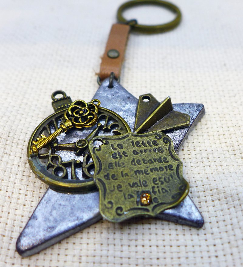 Steam Punk - Personalized Party - childhood wish - Keychains - Other Metals Brown