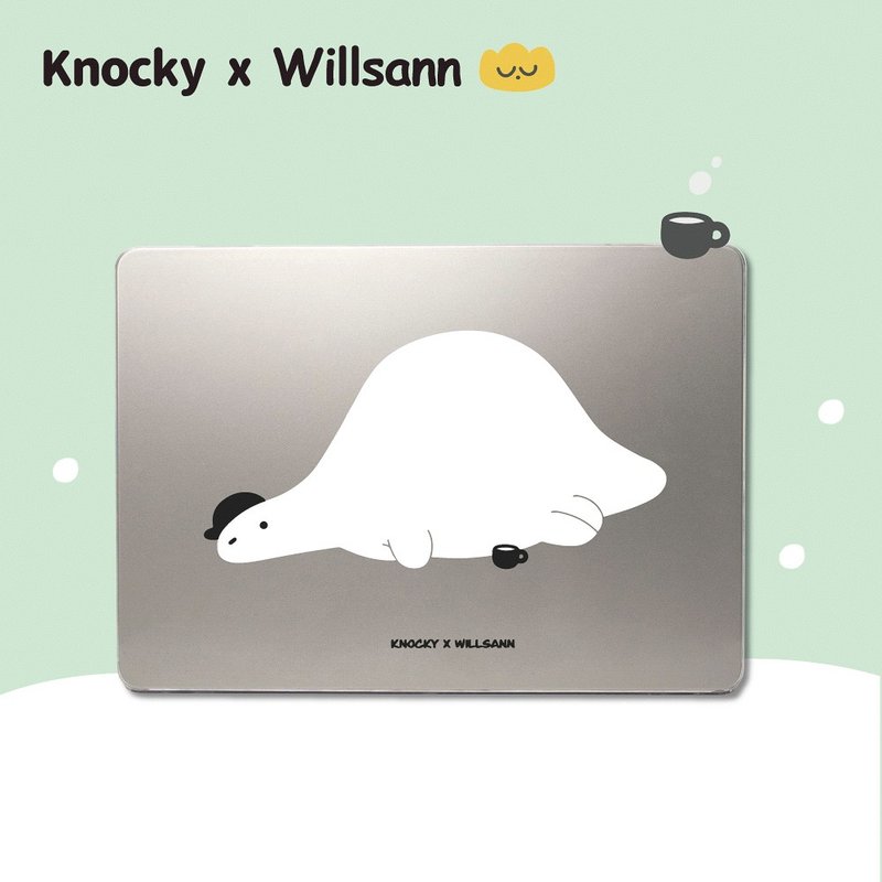 Willsann 聯名款 |【 Lazy Dinoo 】MacBook 透亮保護殼 - 平板/電腦保護殼/保護貼 - 塑膠 透明