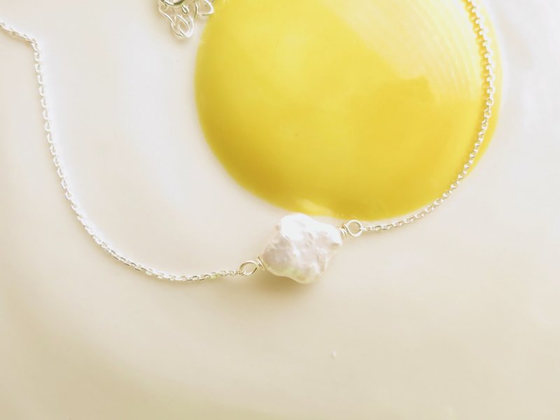 雲朵項鍊 Collier de nuage - 項鍊 - 珍珠 白色