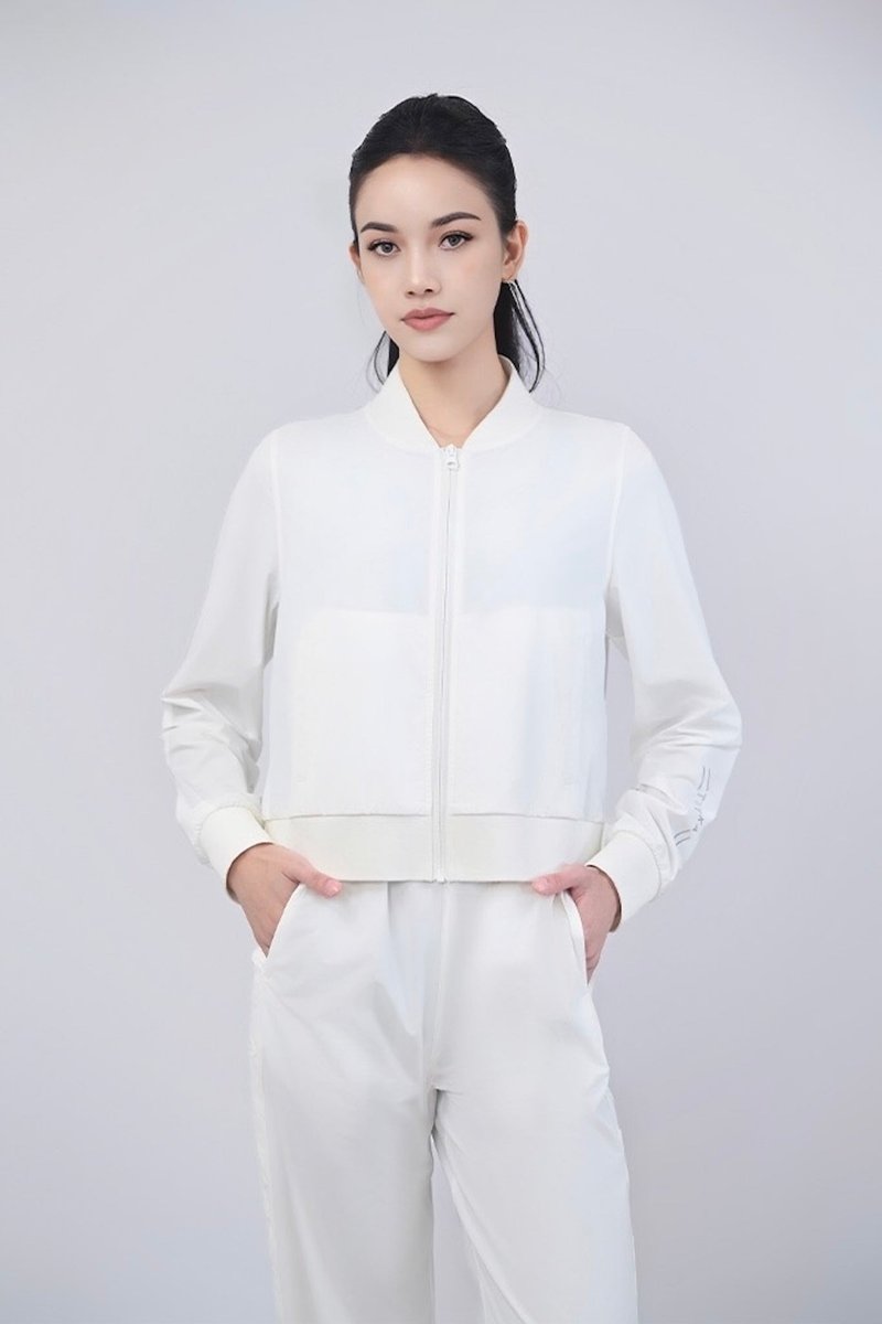 Zen Bomber Jacket - 女運動上衣/背心 - 其他材質 