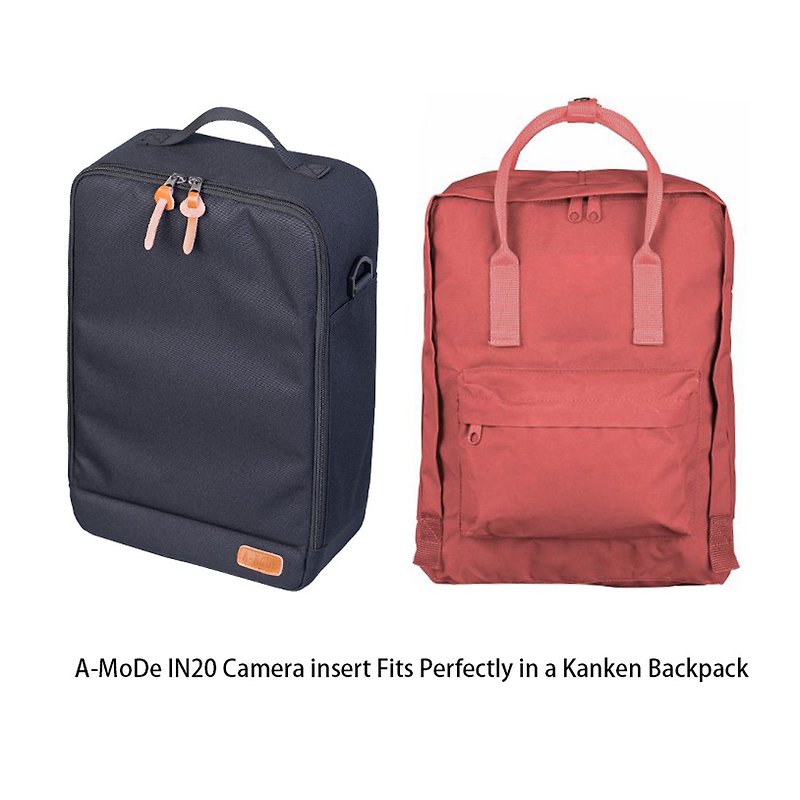 Photo Insert bag Fits perfectly in a Kånken IN20 IN20 A-MoDe - Camera Bags & Camera Cases - Waterproof Material Black