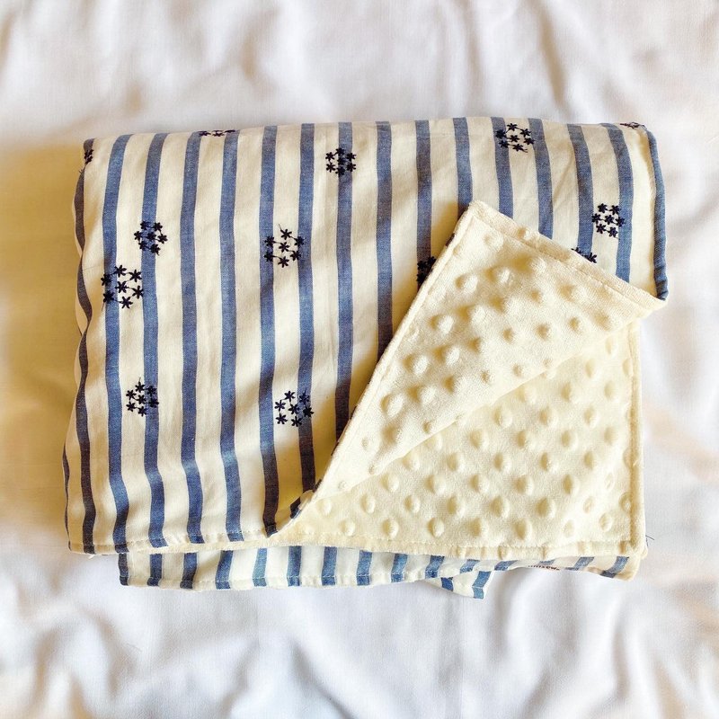 Minnsew 新生兒安撫毯/冷氣蓋毯 / 手工被 - 嬰兒床/床圍/寢具 - 棉．麻 灰色