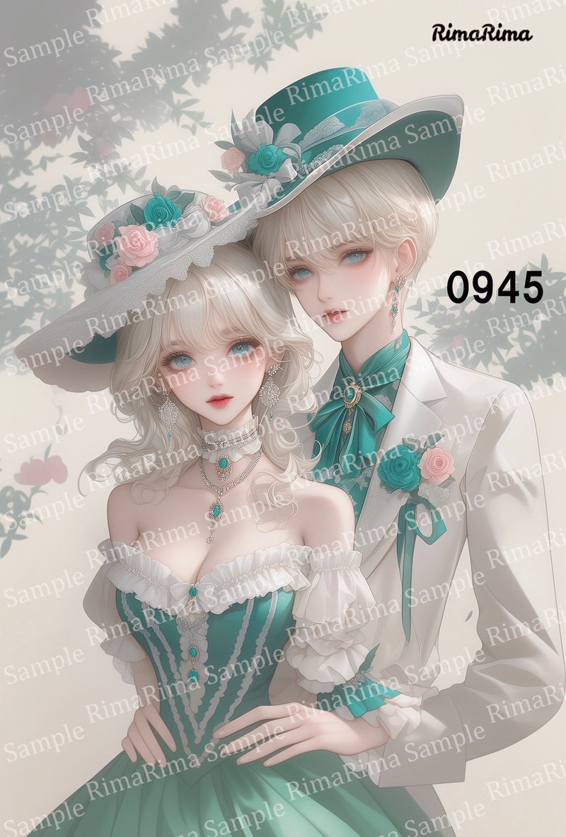 0945  オリジナルステッカー オリジナル人物ステッカー ステッカー シール りまりま  RimaRima - 貼紙 - 紙 