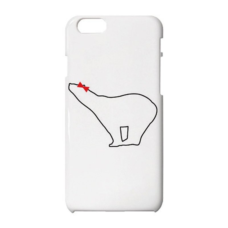 Bear iPhone case - スマホケース - プラスチック ホワイト