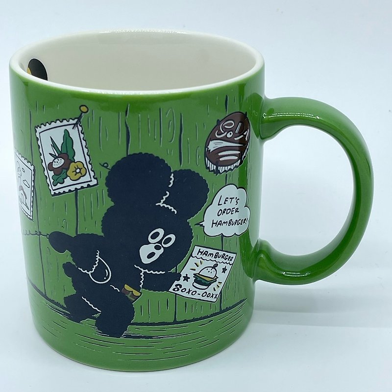 Limited quantity TOUKI, Hima Katamari Hima Taro Collaboration Mug Yellow Green LGR - Mugs - Pottery 