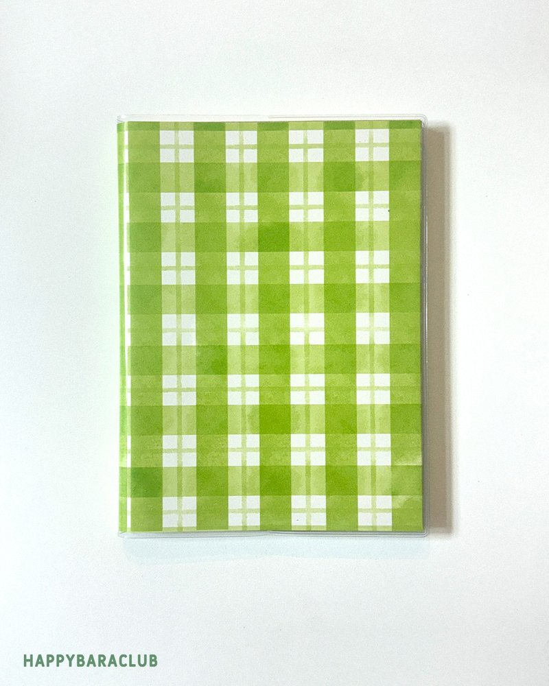 Pattern Cover Diary Stationery Note (Green /4 type) - 筆記本/手帳 - 紙 綠色