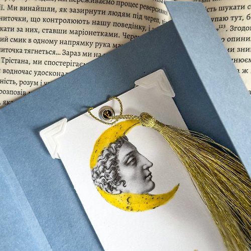 Design Atelier Article Unique Premium Quality Handmade Paper Bookmark Pigeon and the Moon