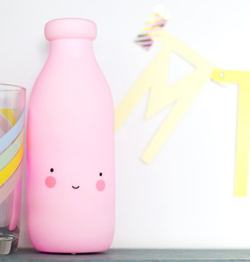 [廃盤] a Little Lovely Companyストロベリーミルクナイトライト-ピンク - その他 - プラスチック ピンク