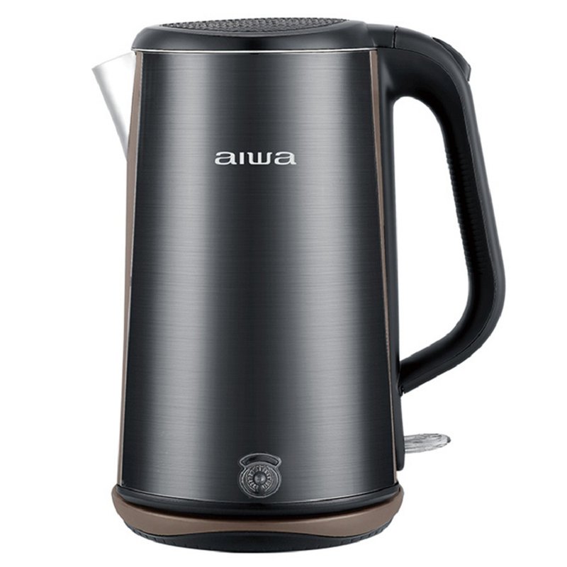 [Aiwa Aiwa] DKS1318 (three-layer anti-scalding electric tea pot 1.8L) black - Cookware - Other Materials 