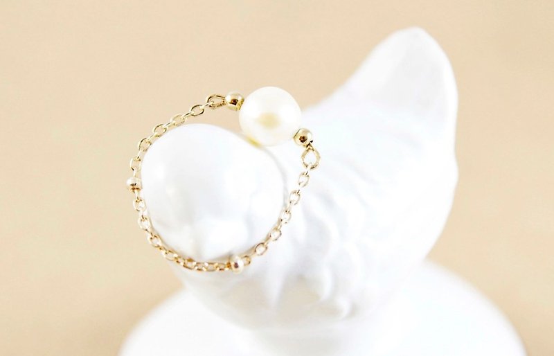 Pure and Flawless Pearl Ring - แหวนทั่วไป - เครื่องเพชรพลอย ขาว
