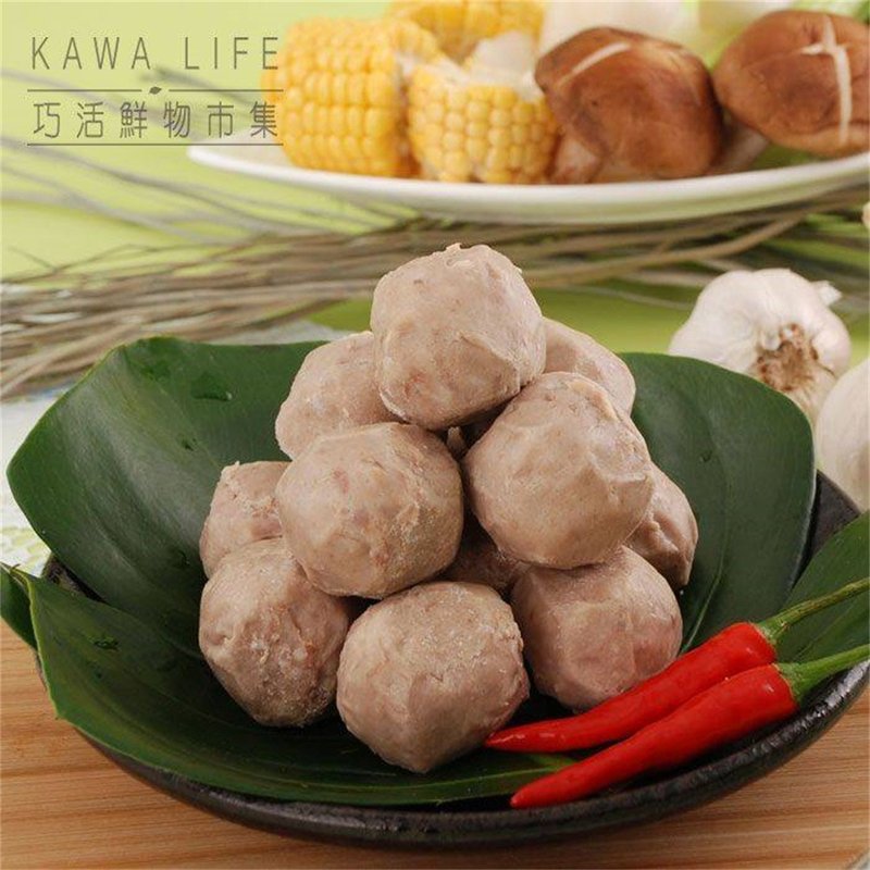 【合喬饗鮮】能量豬 貢丸-原味/巧活/300g/包/滿999再送保冰袋 - 其他 - 新鮮食材 