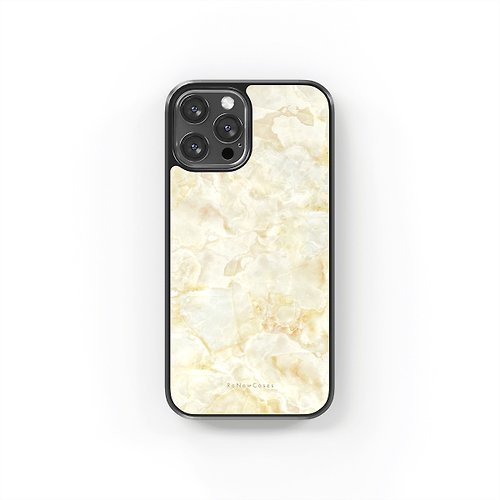 ReNewCases 環保 再生材料 iPhone 三合一防摔手機殼 象牙白大理石紋