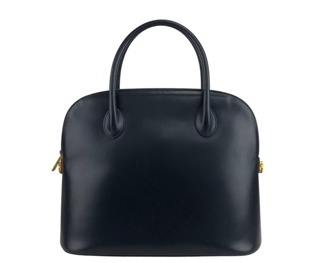 日本直送 名牌中古包 】CELINE セリーヌ ハンドバッグ ネイビー