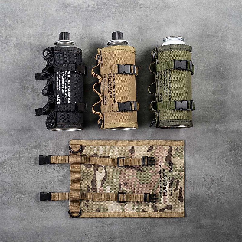 Military style cassette gas protective cover - tough and wear-resistant - water-repellent - black/ Khaki/military green/camouflage - Camping Gear & Picnic Sets - Other Man-Made Fibers 