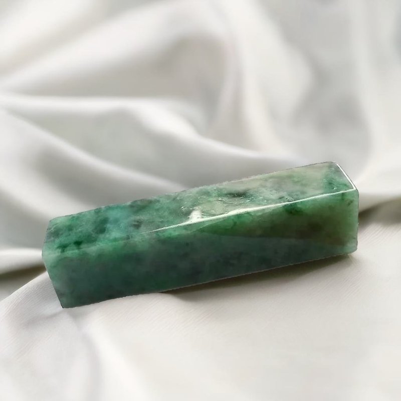 Huaqing Jade Stamp| Natural Burmese Jade A Grade Jade | Gifts - Stamps & Stamp Pads - Jade Green