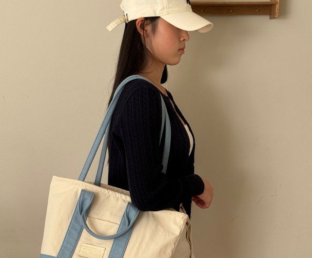 韓国 The Ally BAG |ブルーショルダーバッグ - ショップ theally