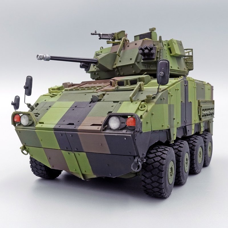 Q版 台灣CM-34 雲豹30機砲戰鬥車 樹脂模型組裝套件(霸氣無人版) - 零件/散裝材料/工具 - 樹脂 灰色