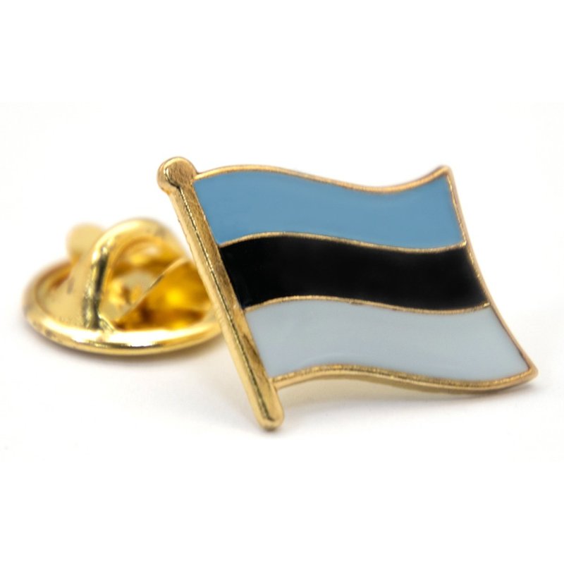 Estonia愛沙尼亞金屬飾品 配飾 別針 送禮 國徽胸章 國旗胸徽 時 - 胸針 - 其他材質 多色