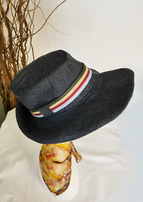 米唐亞時尚-藝術商品化-客製商品 Don-Ya Mi Fashion橢圓牛仔訂製帽 小眾設計師品牌