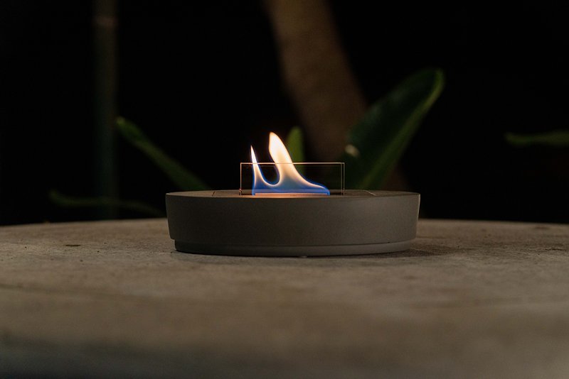 【Tenderflame】Tabletop Flame Situation Atmosphere Lamp Carnation 90 - โคมไฟ - แก้ว 