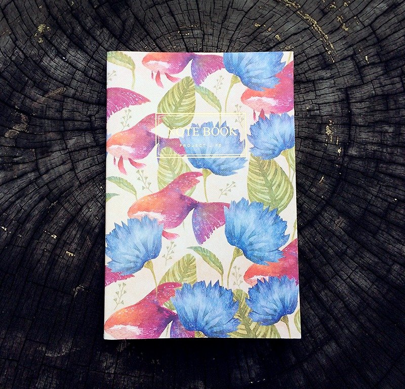 Blank notebook - leisurely goldfish - Notebooks & Journals - Paper Yellow