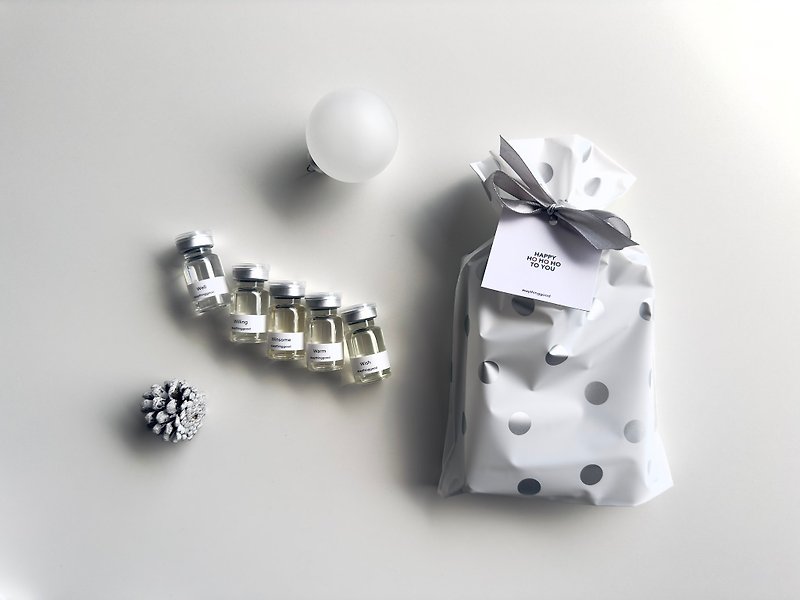 【禮物】迷妳小擴香丨新5種香味丨送禮包裝丨鼠尾草 雪松 - 香薰/精油/線香 - 其他材質 透明